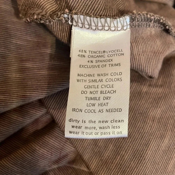 Toad & Co womens dress Small 4 6 Rosalinda falcon brown fit flare stretch 3/4 - Picture 6 of 9